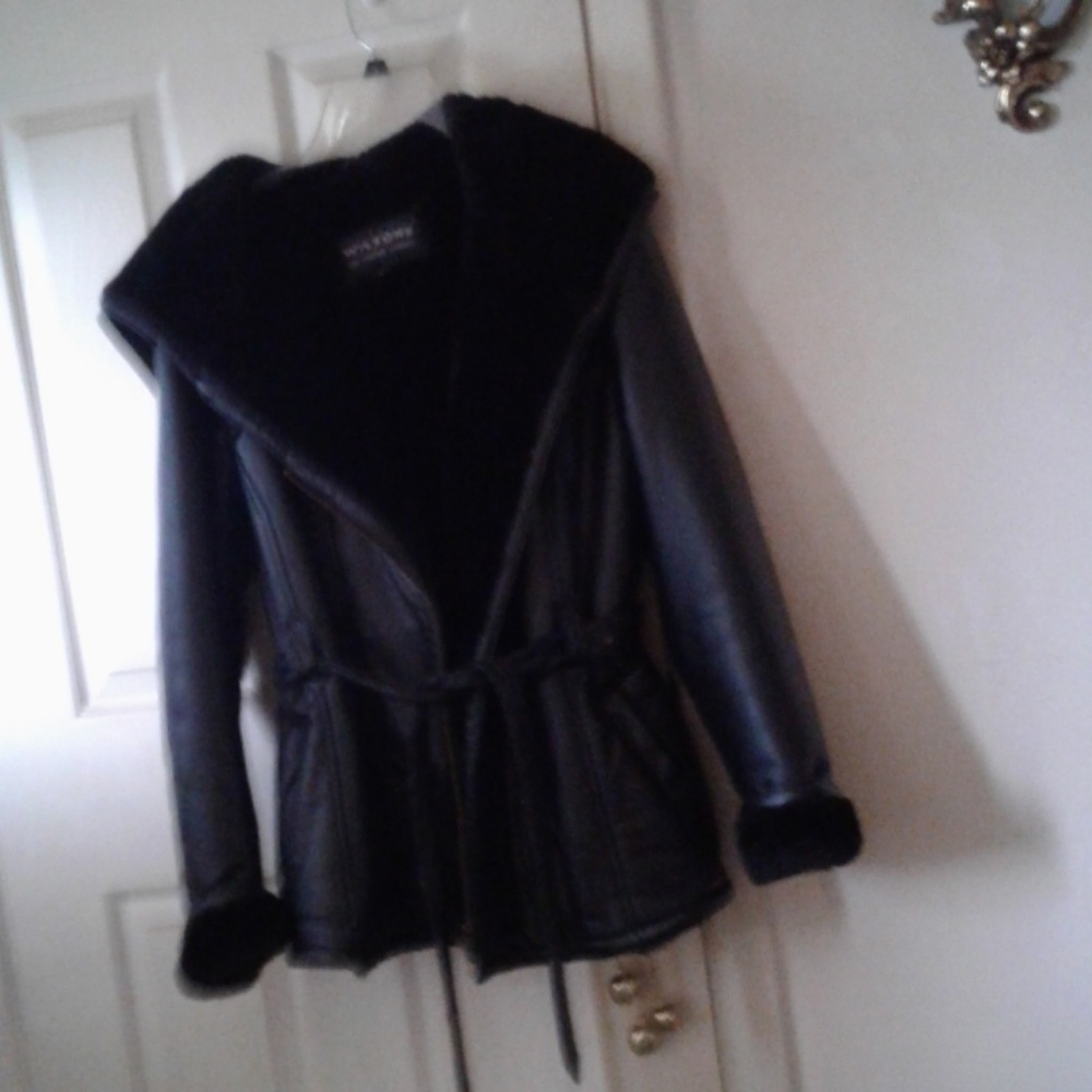 Coat. Wilson leather